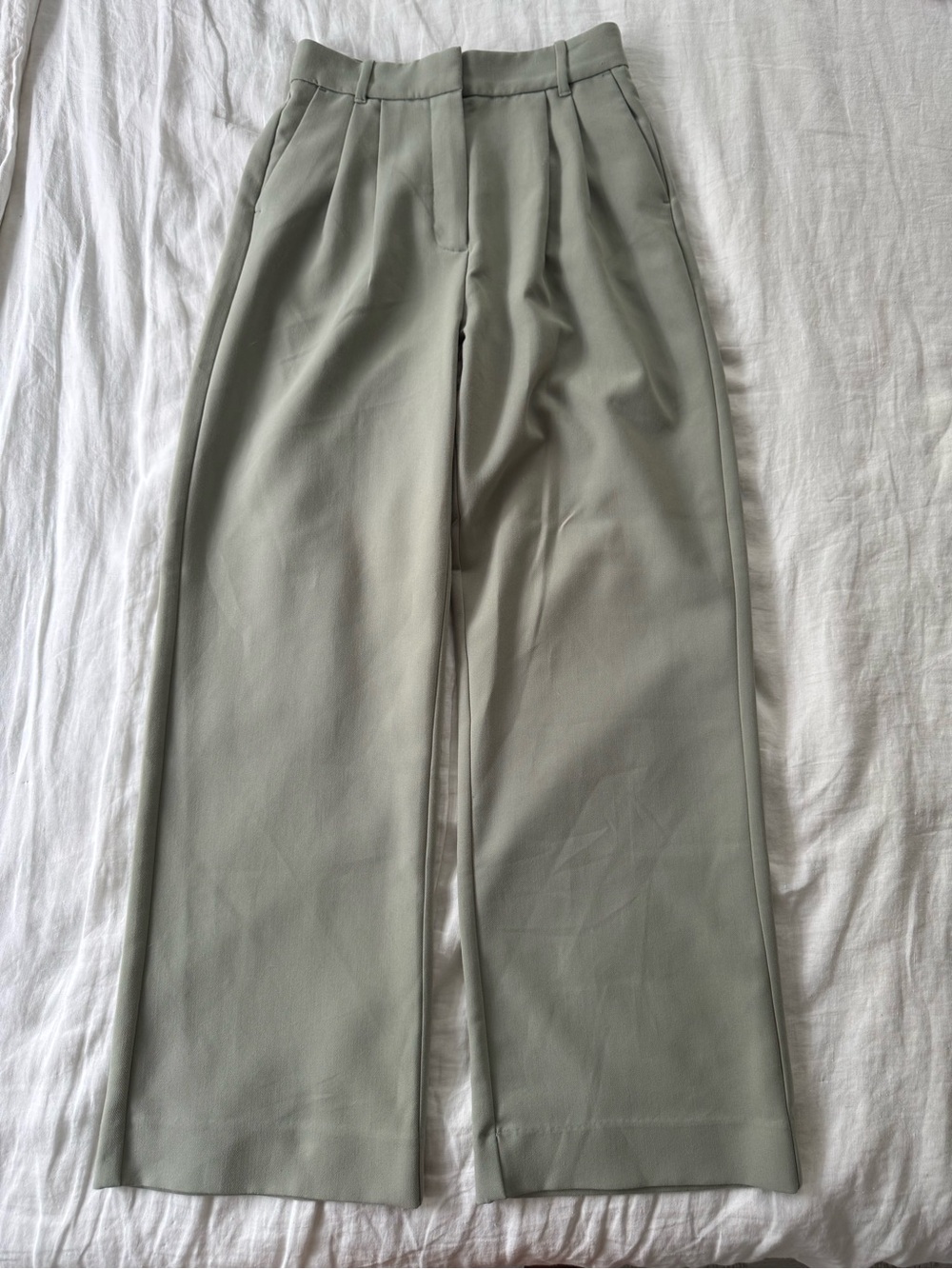 Abercrombie & Fitch Sage Sloane Tailored Premium Crepe Pants